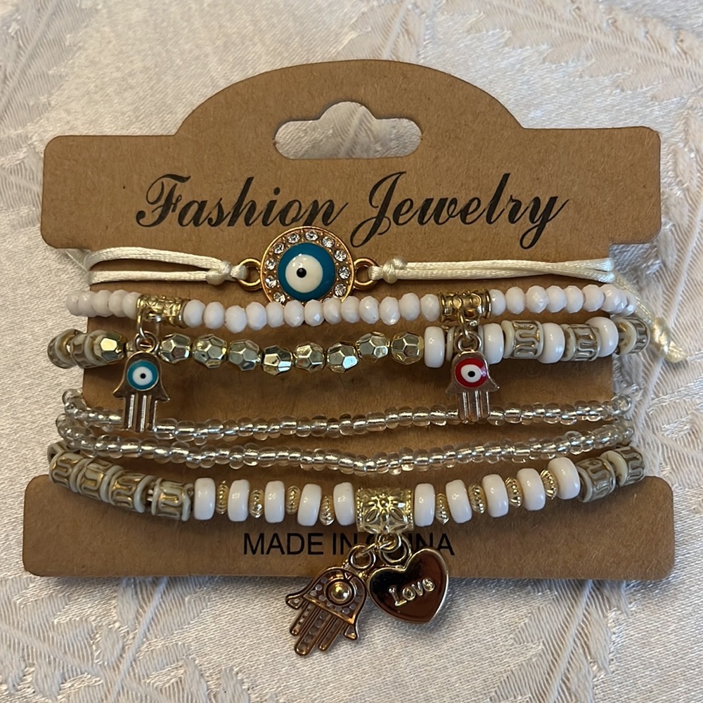 New boho stackable stretch bracelets(6) - Picture 3 of 3